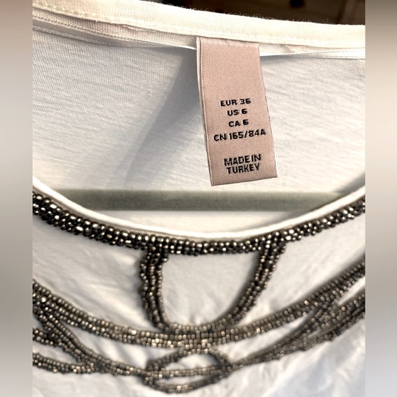 H&M bead front shirt - Picture 4 of 4